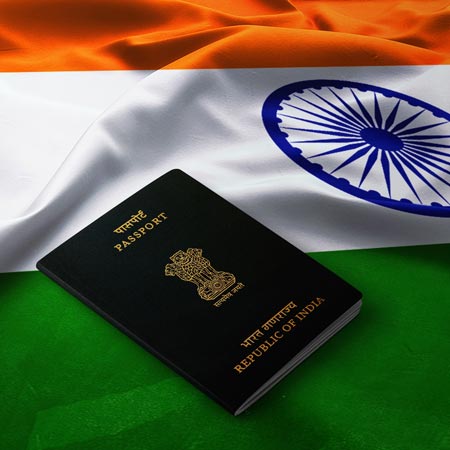 Reisepass für Indien