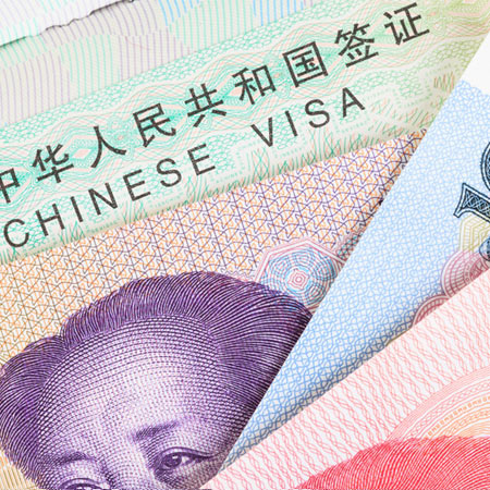 Kosten van het visum China