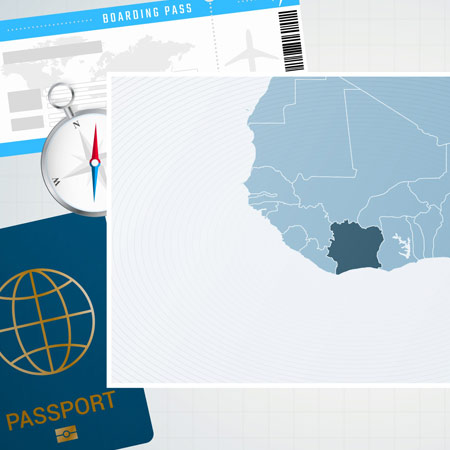 Preço dos vistos para a Costa do Marfim