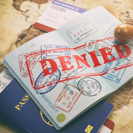 Australia visa rejected